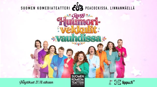 Huumorivekkulit vauhdissa -revyy – rakkaus voittaa kuitenkin